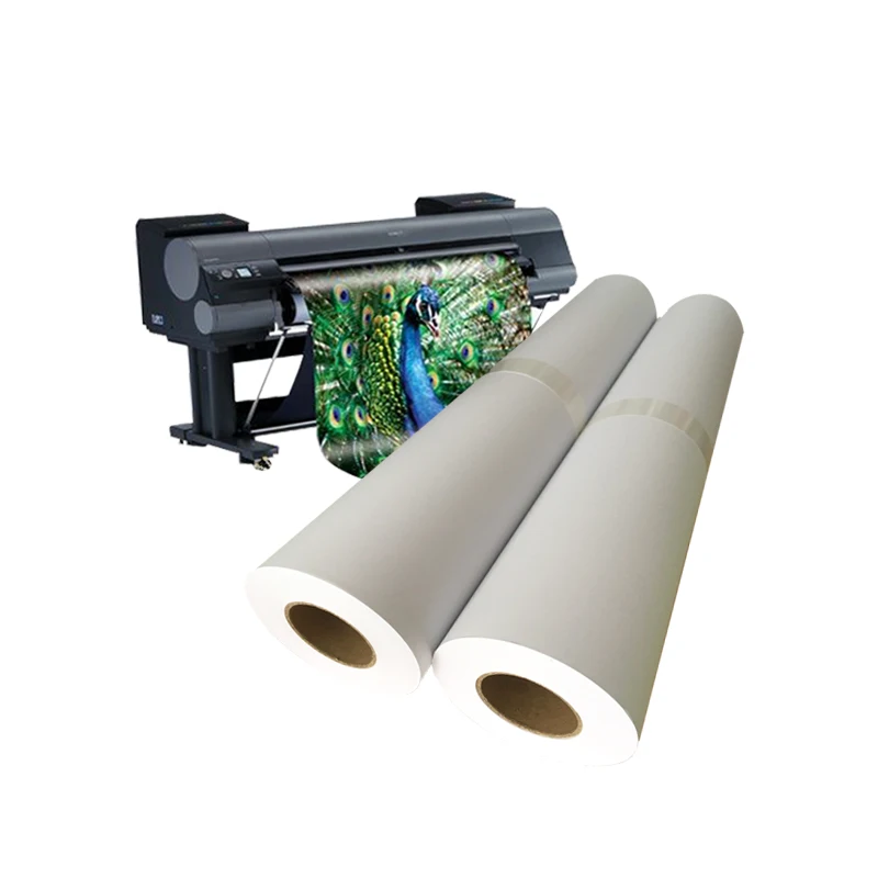 Wholesale Wide Format Poster Printing Waterproof White 108gsm Matte Coated Inkjet Paper