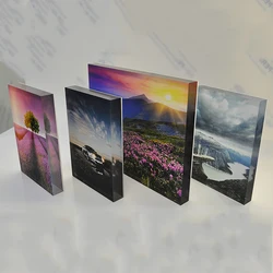 Wholesale clear acrylic display block/perspex photo block