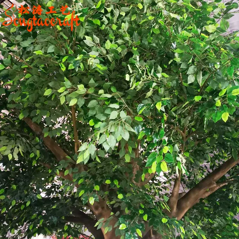 Professional manufacturer customized indoor large artificial decorative oak tree artificial tree trunk branches for weddings
