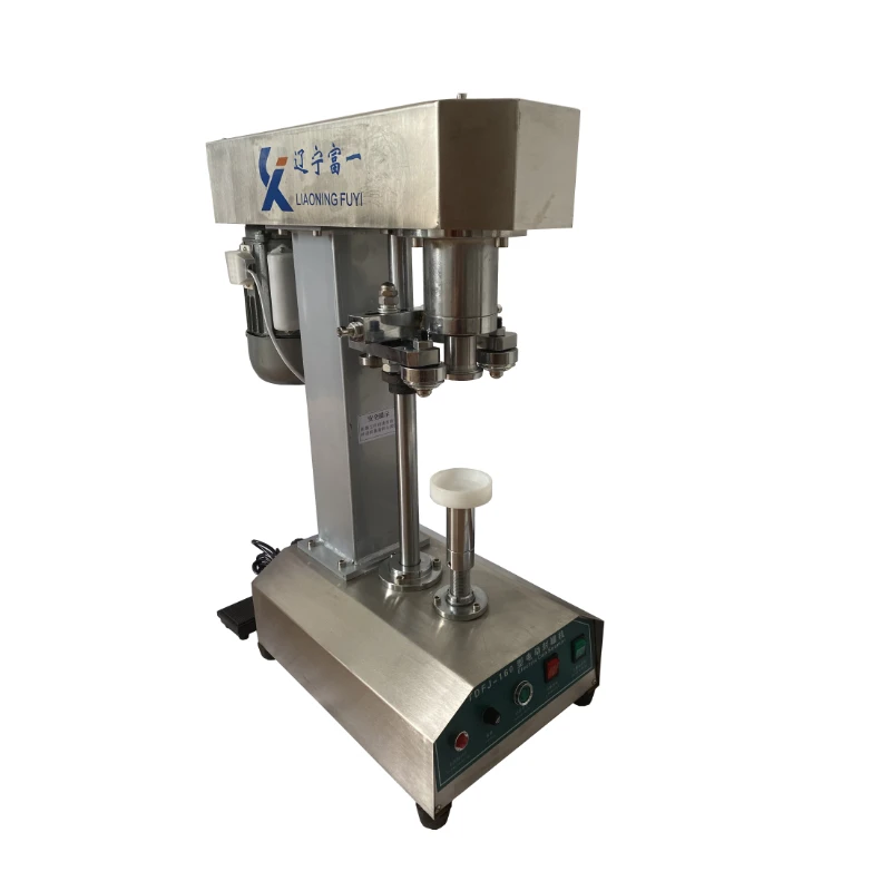TDFJ-160 automatic stainless steel can seamer canning
