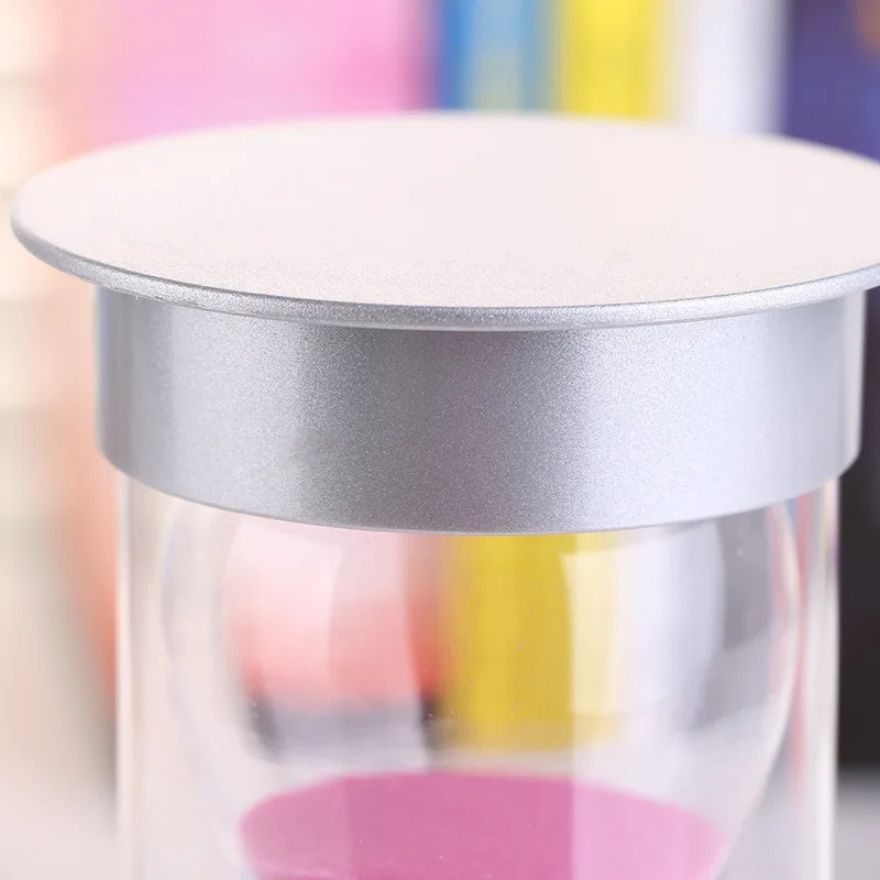 5/10/15/20/30/45/60 minutes home decoration birthday gift plastic Transparent Kitchen Timer hourglass timer