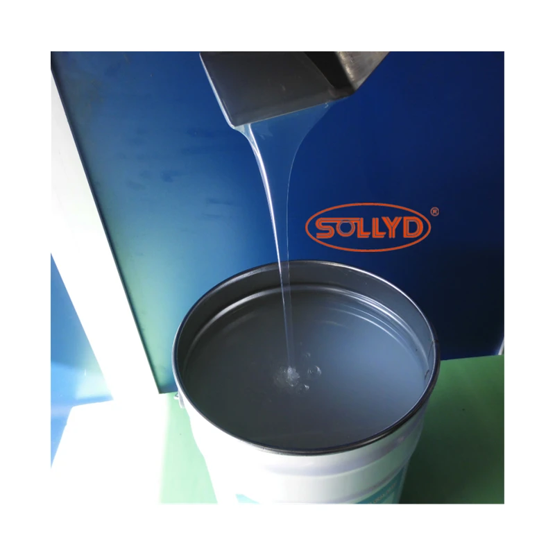 SOLLYD Food Grade Transparent High Density Glossy Silicone Ink for non Block Screen Printing