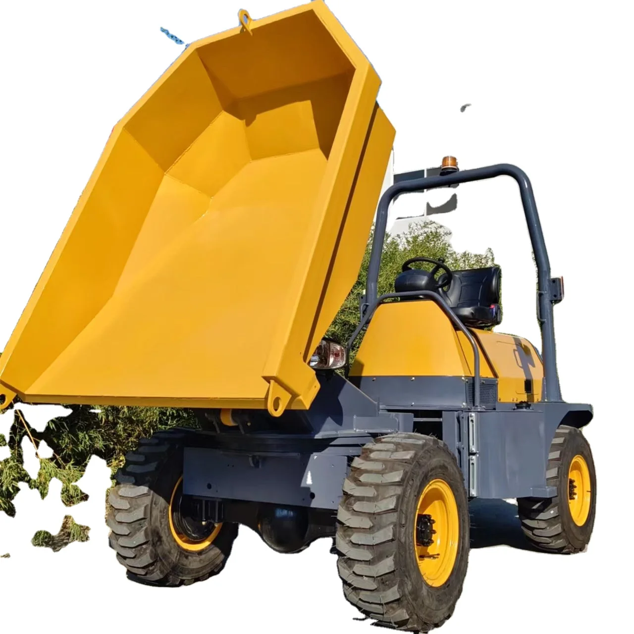 Factory price Changchai engine 3 MT  Diesel Automatic 4 x 4  Wheel motorized power mini Dump truck