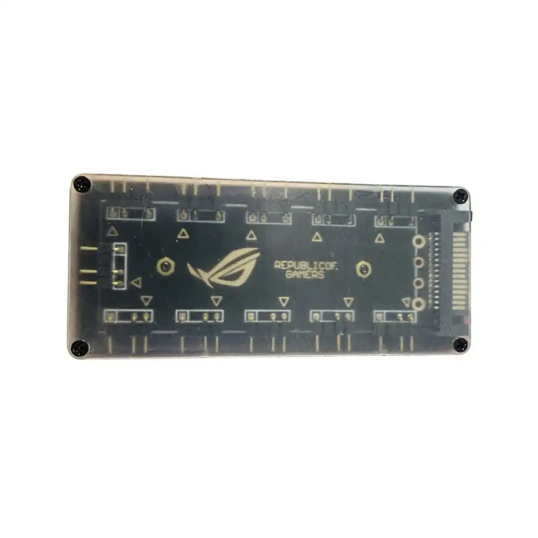  Материнская плата AURA 5V3P управляет небольшим концентратором с синхронным светом sangria dazzle RGB