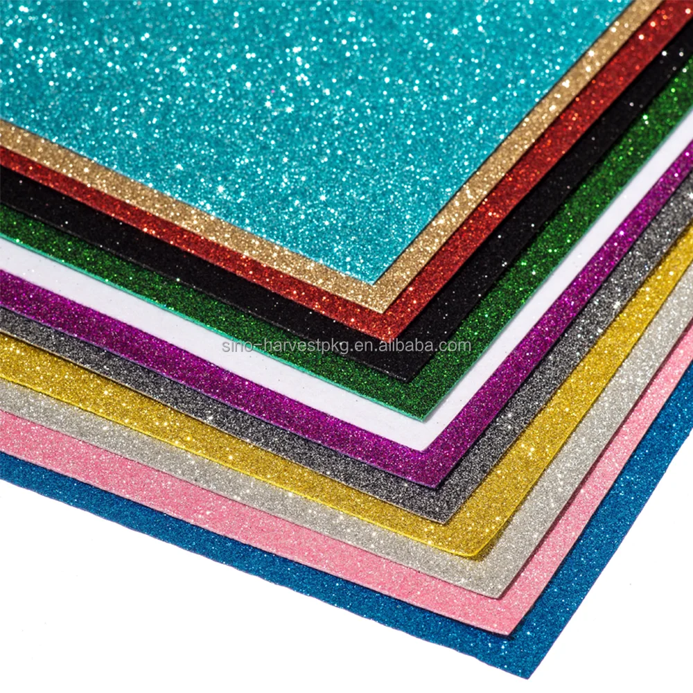 Hot Selling Sparkly Glitter Colored Cardstock Paper For Cricut Crafts Diy Projects Card Making