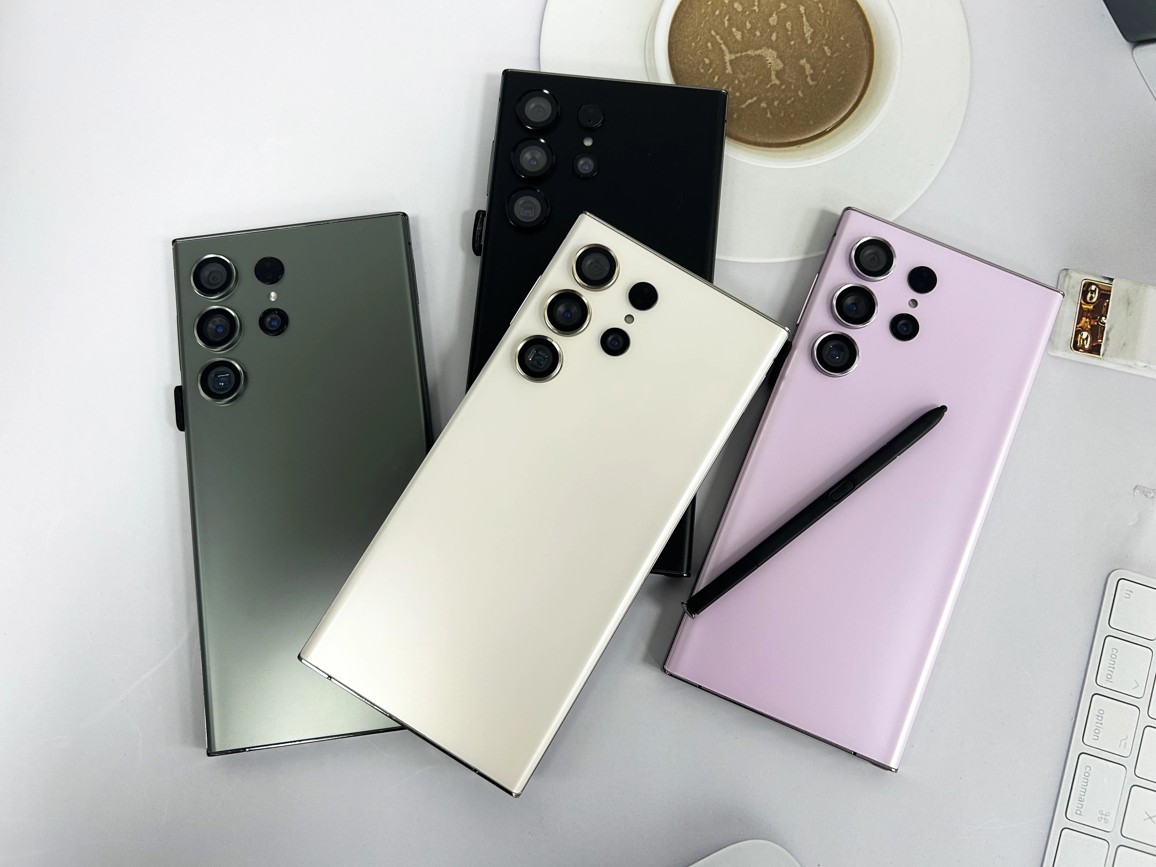 Hot Selling S23 U Itra Withbuilt in touchscreen pen Mobile phone 6.6 Inch big screen full Display Android 12 Cell phones