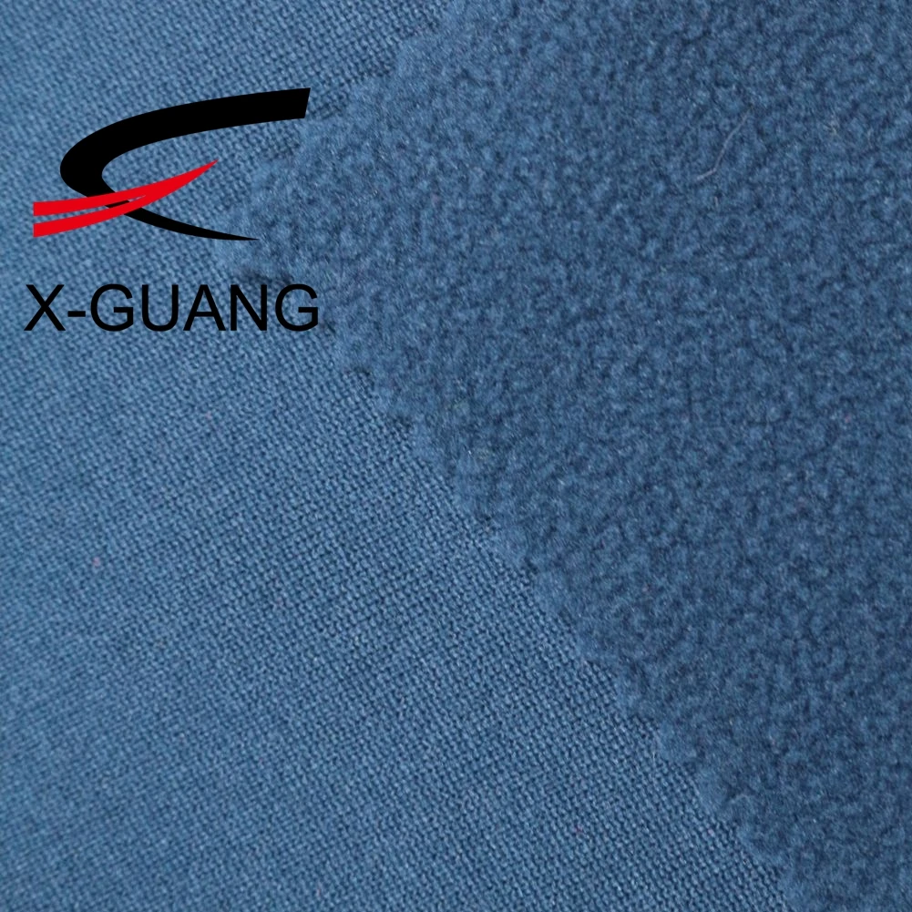 50% Polyester 50%Cotton Brushed Recycled Polar Fleece Fabric One Side Brush Printed Super Soft Fleece