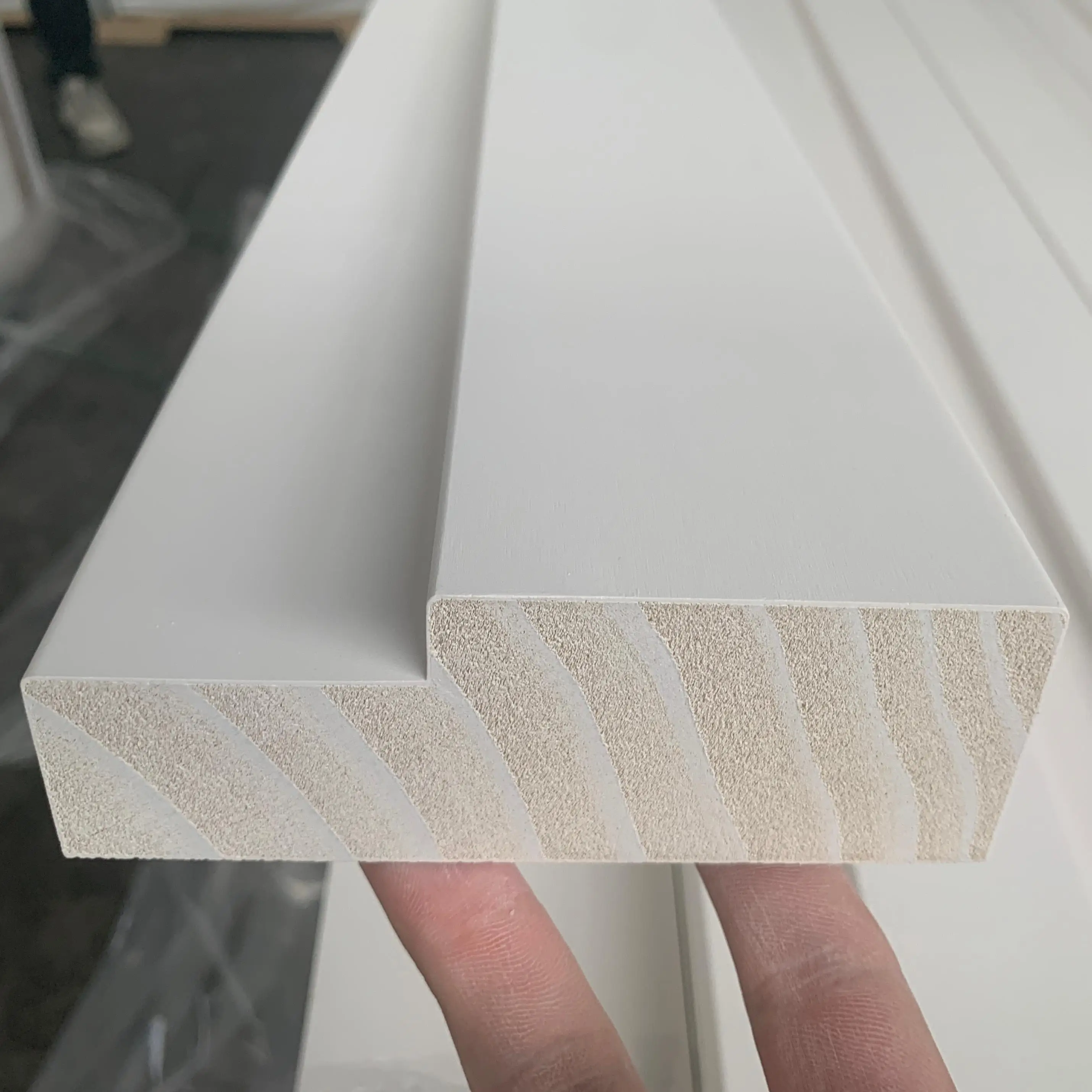 High Quality White Primed Wood Pine Finger Joint Single Rabbet Interior Door Frame Jamb