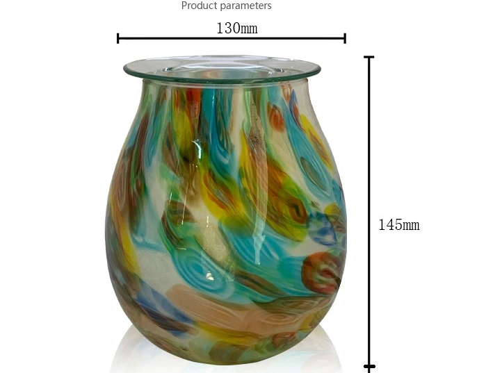 Glass Electric Wax Melt Scented Warmer Fragrance Aromatherapy Heater Light for Candle Wax Melts Electrical Scent Burner