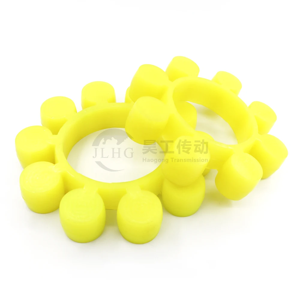 MT coupling plum blossom pad rubber elastic block polyurethane plum blossom buffer pad hexagonal ML plum blossom washer