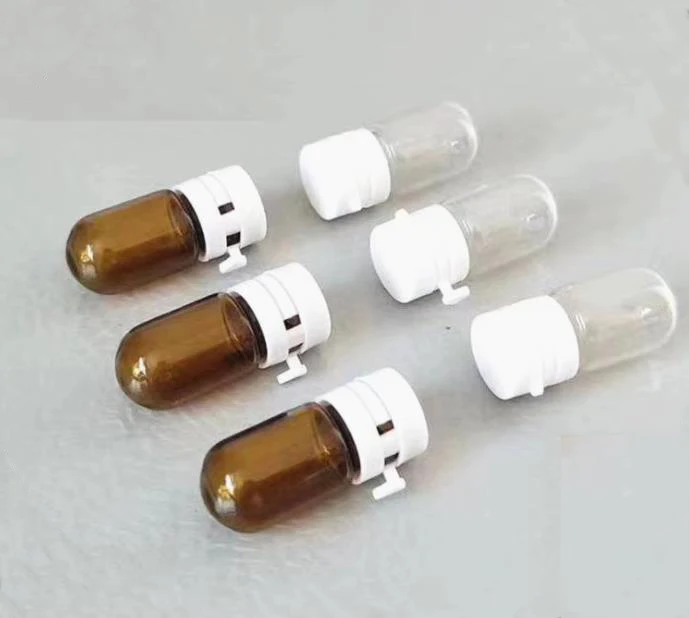 Logo printing 1ml 2ml 3ml 5ml 8ml 10ml 15ml 20ml 30ml amber glass vials small mouth ampoule bottles with tear off lid