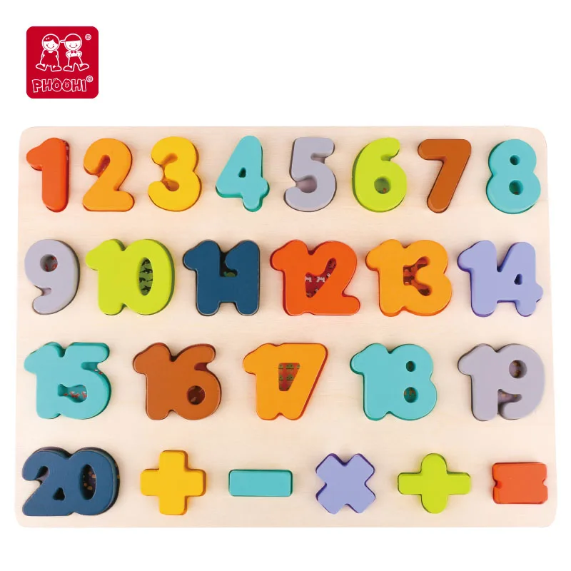 An Educational Wooden Kids Puzzle for Children Learning up to 3 Years and More