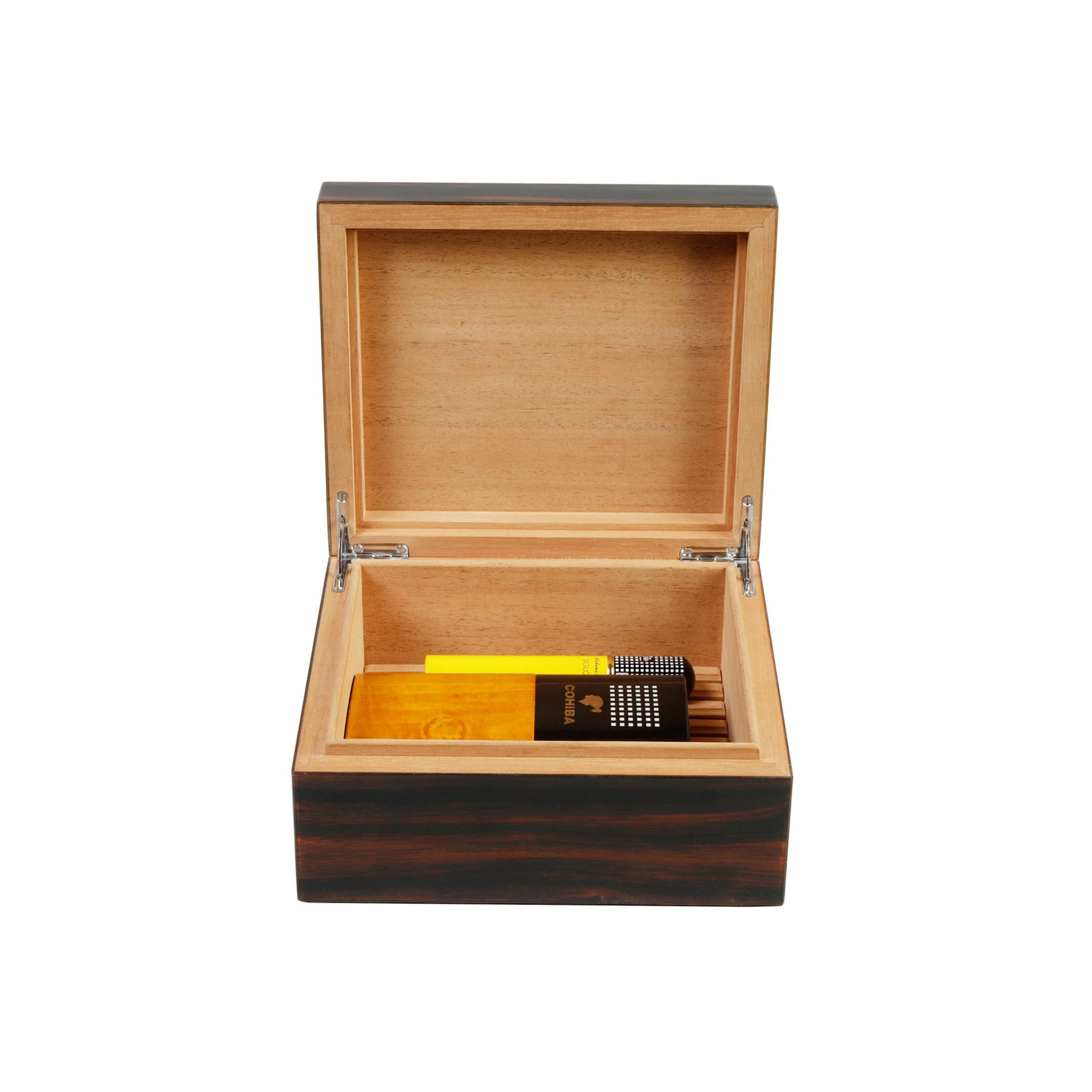 Single Empty Laser Engraving Cigar Packaging Lid Box Cigar Cases Custom Logo Wood Wooden Box DS TIMBER Gift & Craft Accept