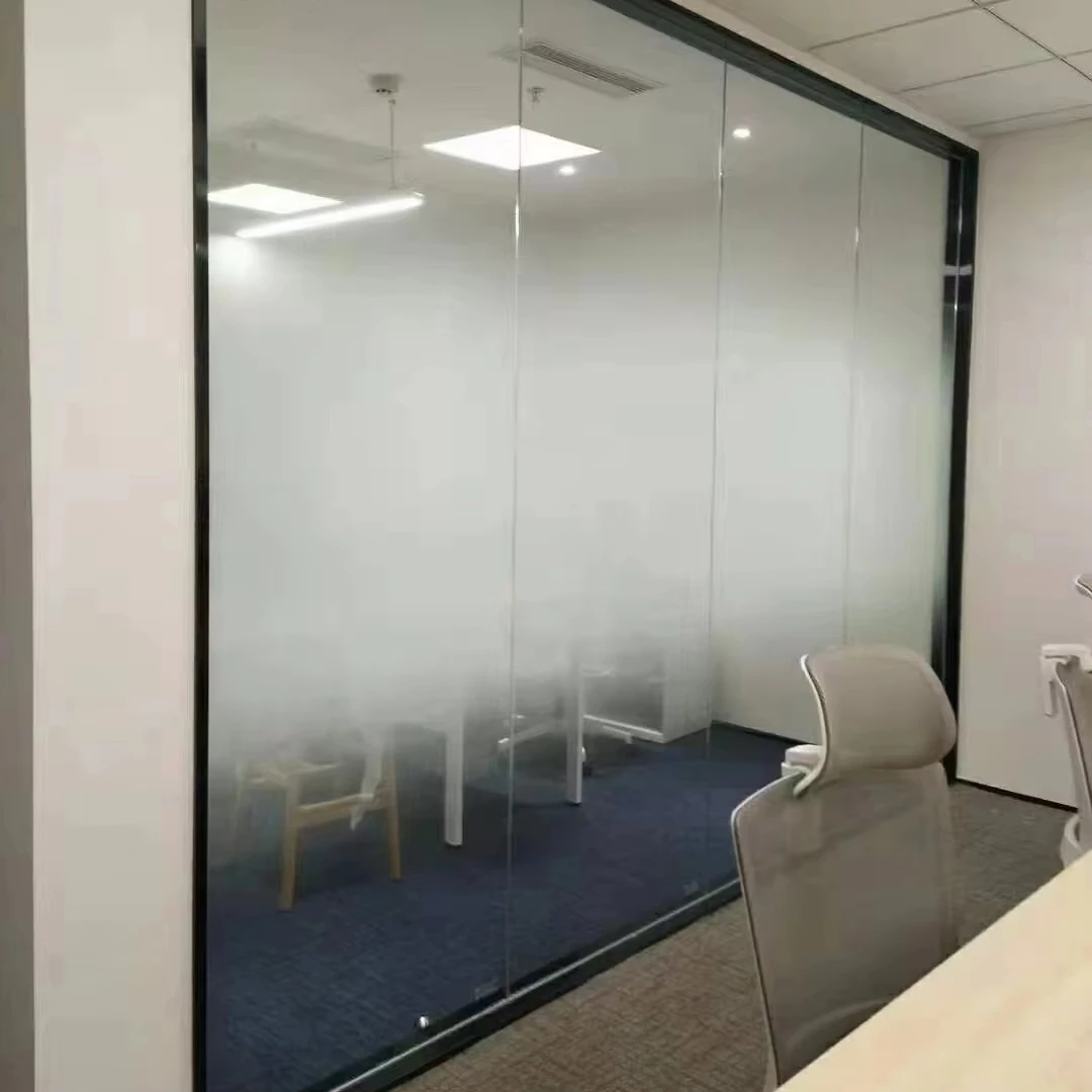 One way gradient glass film for bathroom, hotel, office premium privacy protection film self adhesive material