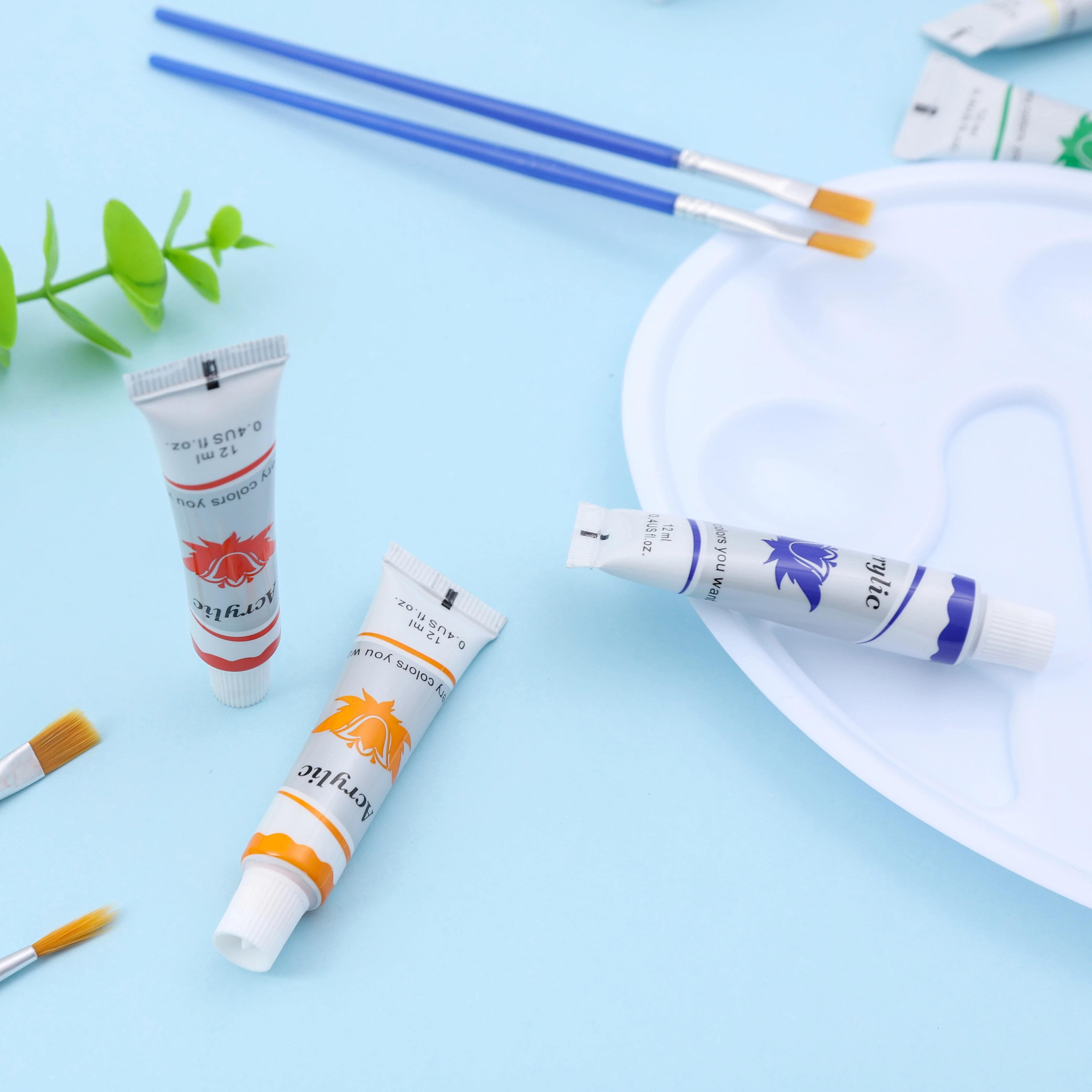 Professional Private Label Acrylic Paint Tube Acrylic Paint For Paintings By Numbers