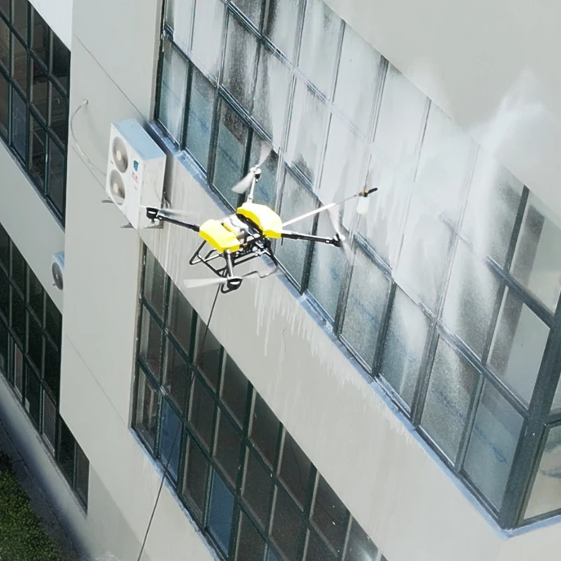 Joyance Cleaning Drone Autonomous Robot for High Rise Building Facade Glass Cleaning Wholesale Cleaning Drone