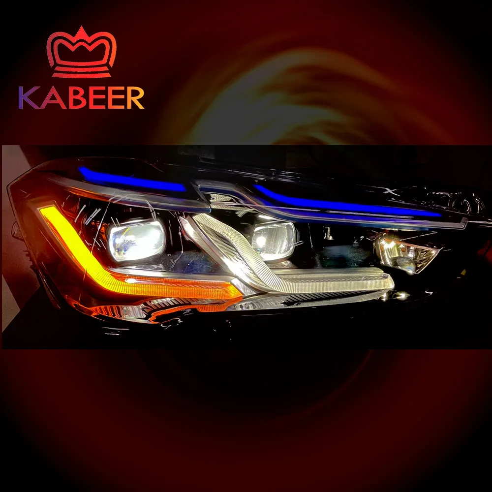 F48 Laser Headlight for BMW X1 F48 F49 Halogen Hid car upgrade to Fashion Blue Facelift version sDrive 18d 18i 20d 28i