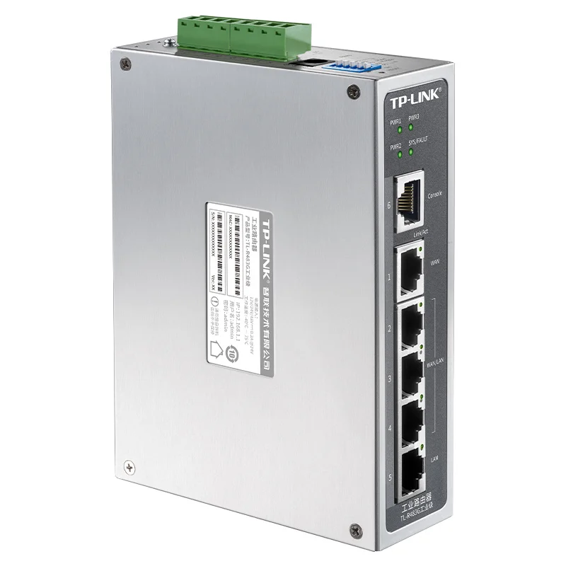 Multi WAN Gigabit Enterprise VPN Router TL-R483G Industrial Enterprise WiFi IP30 Antenna Interface Smart Switch Wifi