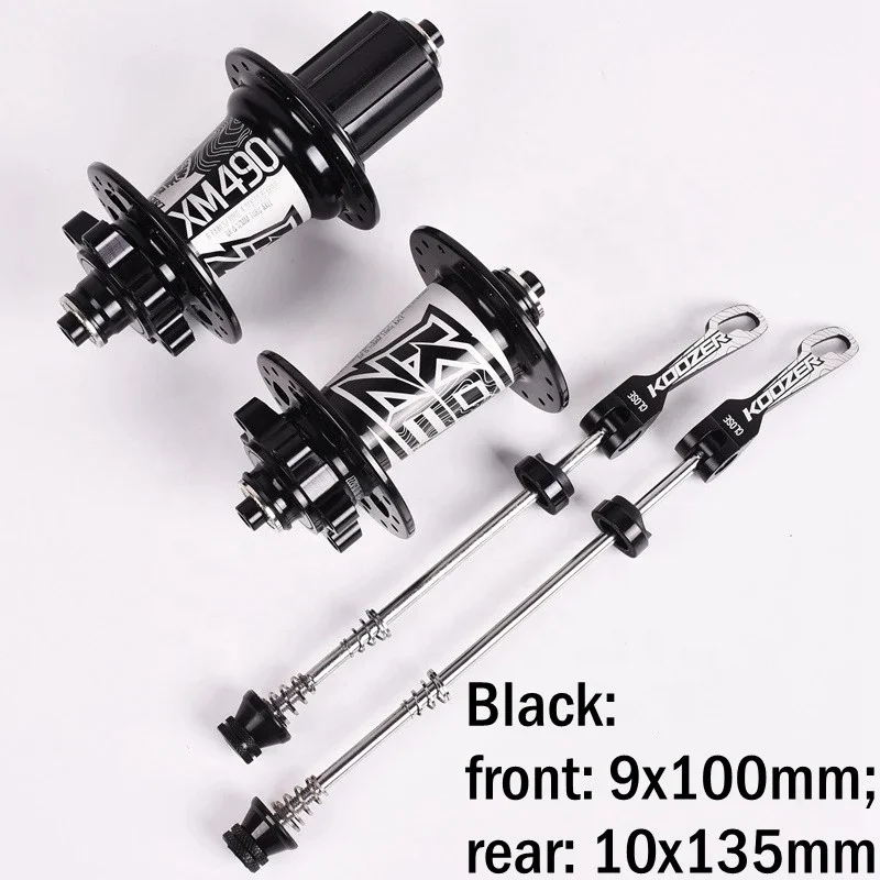 Ступица для горного велосипеда Koozer XM490PRO, 4 подшипника, 10*2021 мм, QR100 * 15 12*135 мм, 32 отверстия, дисковый тормоз для велосипеда, новинка 142