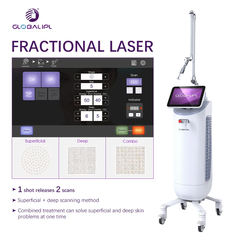 RF laser device Remove scars co2 laser fractional Machine Manufacturer OEM/ODM co2 fractional laser beauty and medical machine