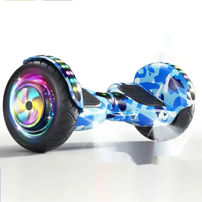 Factory Intelligent balancing car with 10-inch super-large endurance luminous wheel