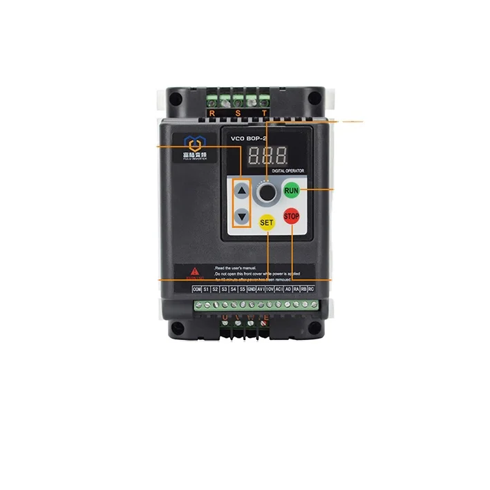 
0.4KW ac motor speed controller 50Hz 60Hz best vfd Single phase 220v input and 3 phase 220V output for 3 phase motor 