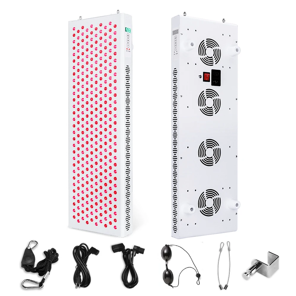 Portable NIR Phototherapy Light PDT Machine Dual Wavelength Red Light Therapy Targets Face Head red lamp infrared