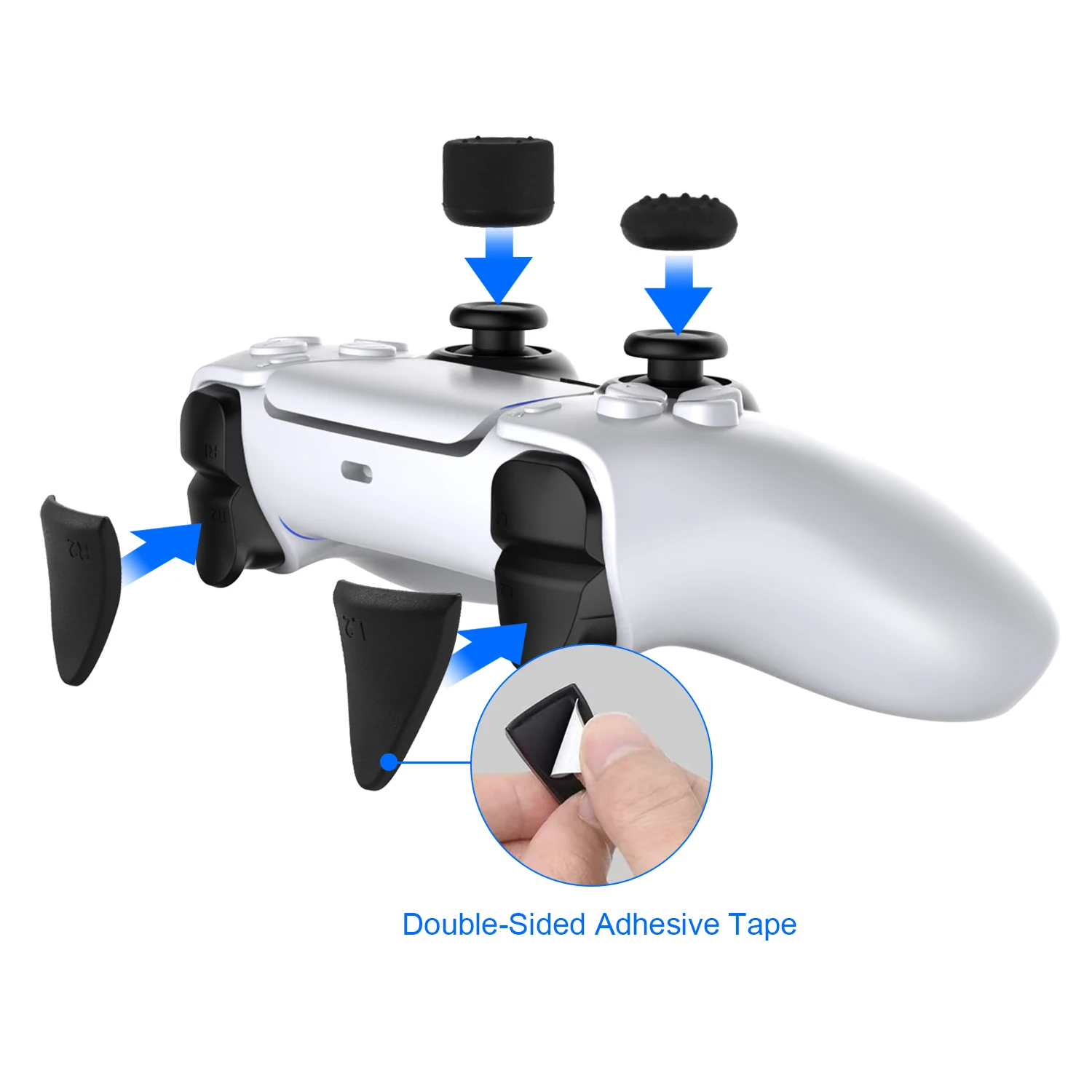 Профессиональный производитель PS5, игровой контроллер, джойстик, силиконовый чехол, набор, игровые аксессуары для контроллера PS5