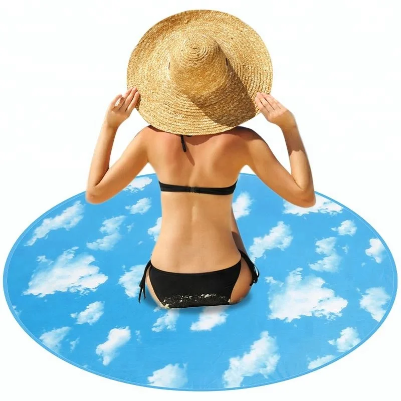 
2019 NEWEST Pop Up Round Beach Blanket 