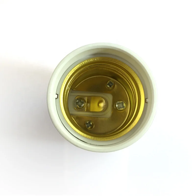 GU24 to E27 Socket Base LED Halogen CFL Light Bulb Lamp Adapter