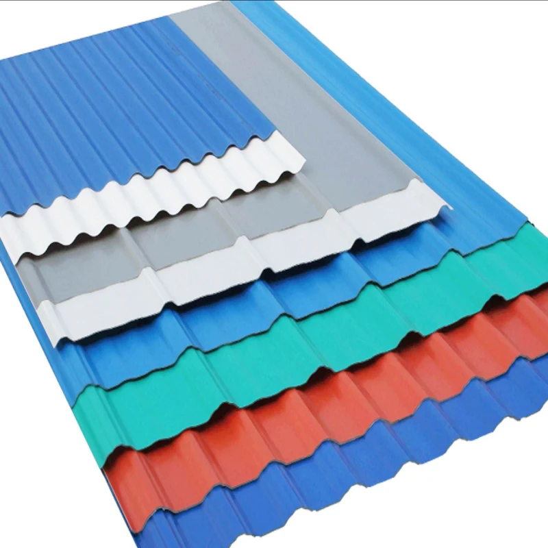 china sheets for roof Zink corrugated colorful PPGI corrugated roofing sheets
