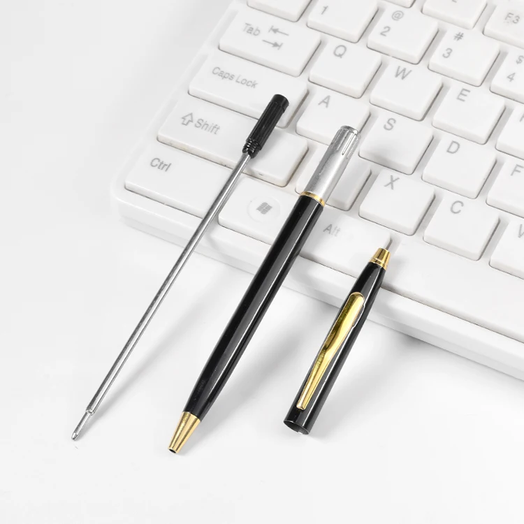 Дешевая тонкая шариковая ручка, поставщик четырехцветных металлических шариковых ручек, оптовая продажа, рекламная подарочная ручка для бизнеса, принимаются Пользовательские Логотипы