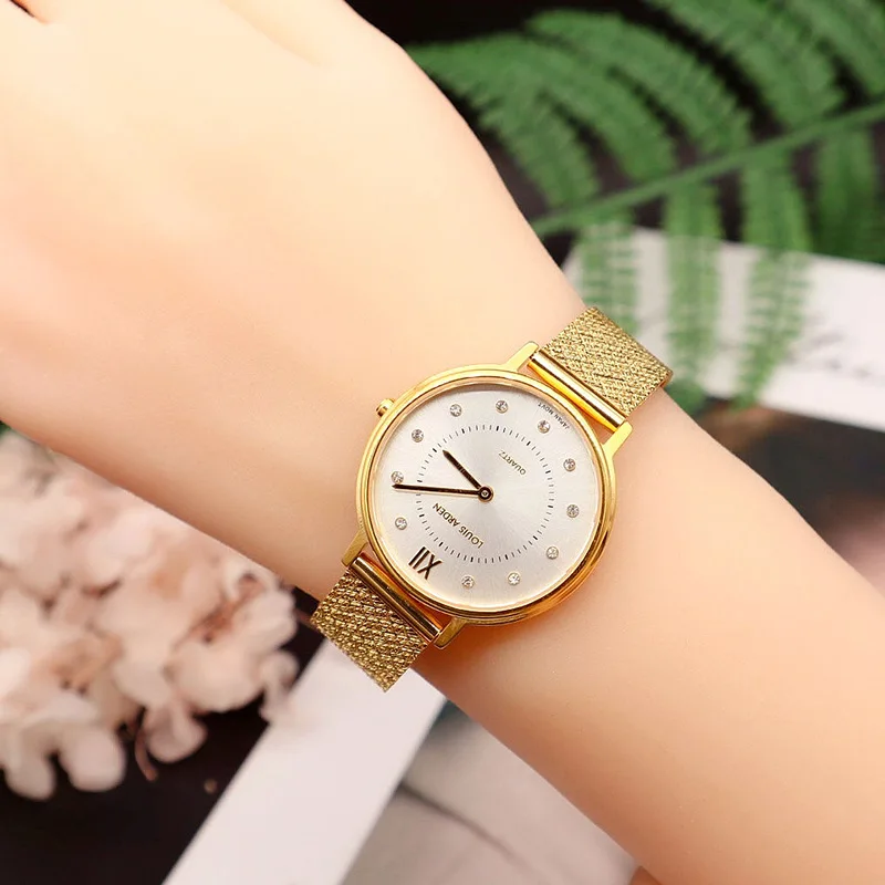 Aimgal surgical steel sapphire Mineral reinforced glass mirror Japanese movement quartz watch Water resistance 3ATM