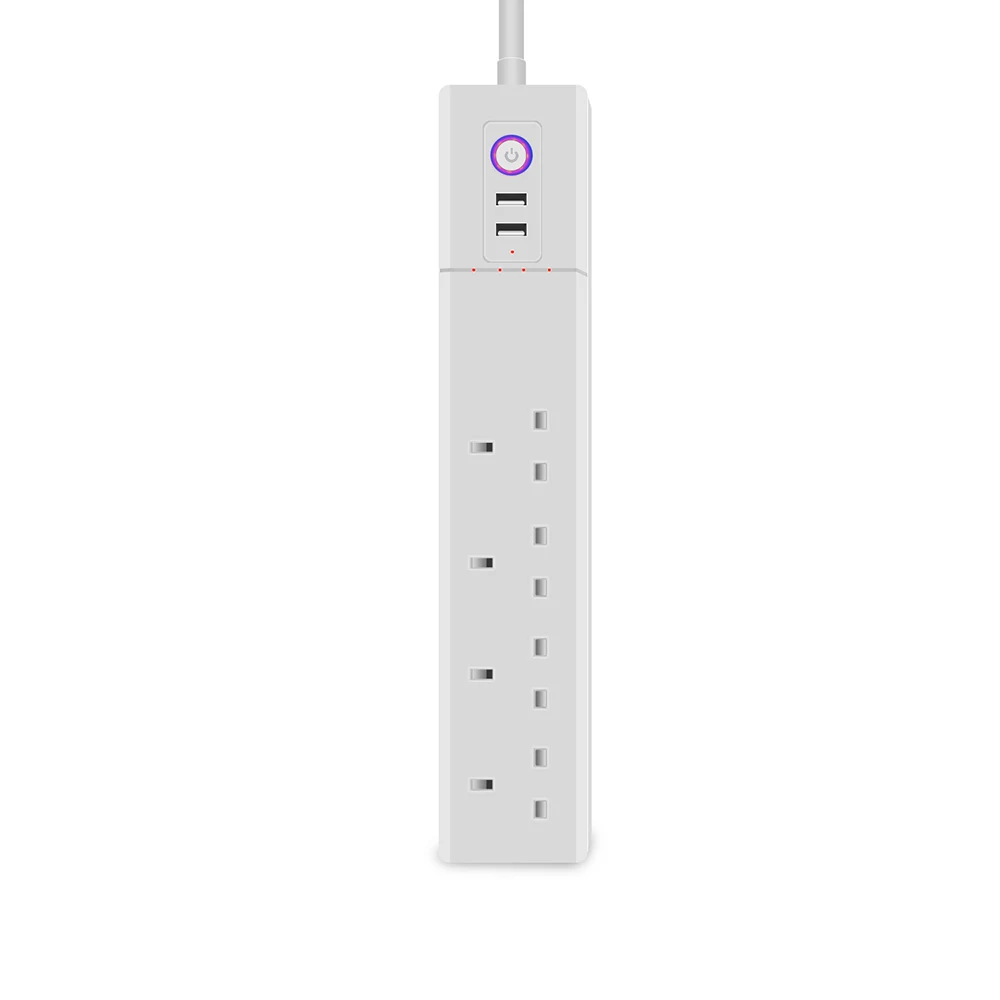 UK Type zigbee series 2 usb charge 4 outlet port smart power