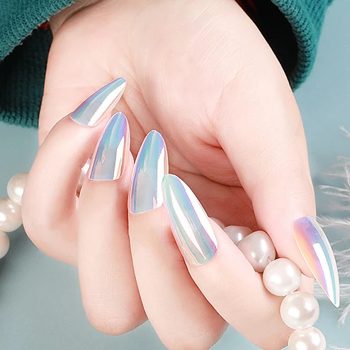 Yiliang Personal Beauty Manicure Tips Womens Ladies Press On Nails fake long  false nail tips