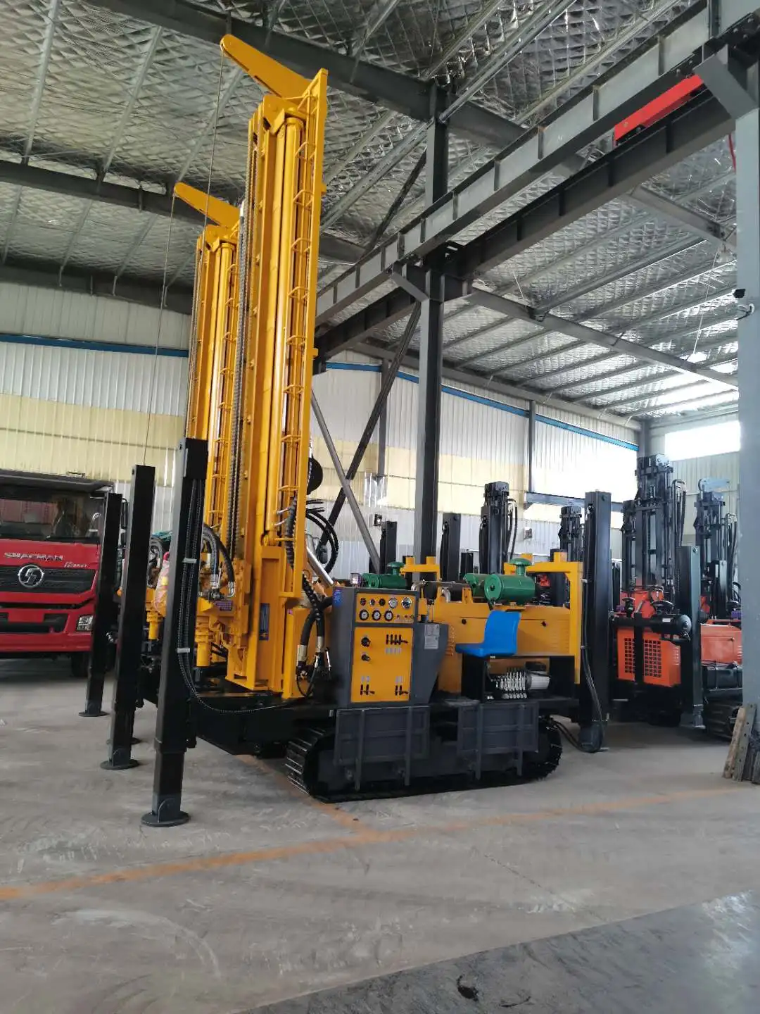 280Meter Big hole diameter easy operation air bore hole water well drill rig