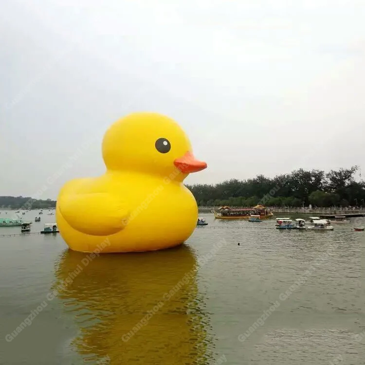 
yellow inflatable promotion duck for advertising Rubber Yellow Duck On Water giant inflatable yellow duck 
