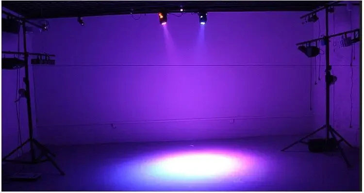 WF Mini LED 10W Double Sided 4-Eyes Laser Shaking Head Stage Light DMX Sound Control Dj Light Equipment