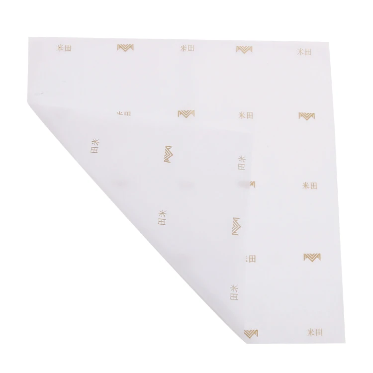 Custom brand name printed 17/22gsm wrapping tissue paper for clothes