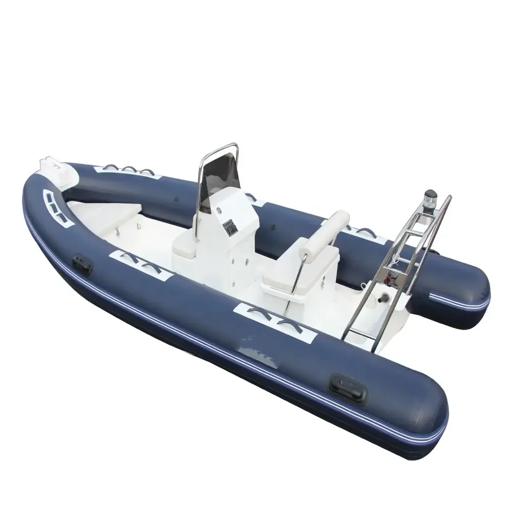 Toshare Fiberglass Hull RIB520C Hypalon/PVC Rowing 8Capacity Inflatable Boat For Sale