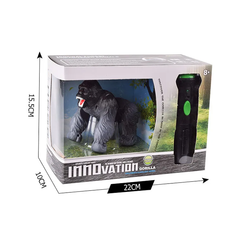 Hot kids Prank toy realistic cartoon novelty simulation animal plastic boy Innovation intelligent Insects gorilla rc toy