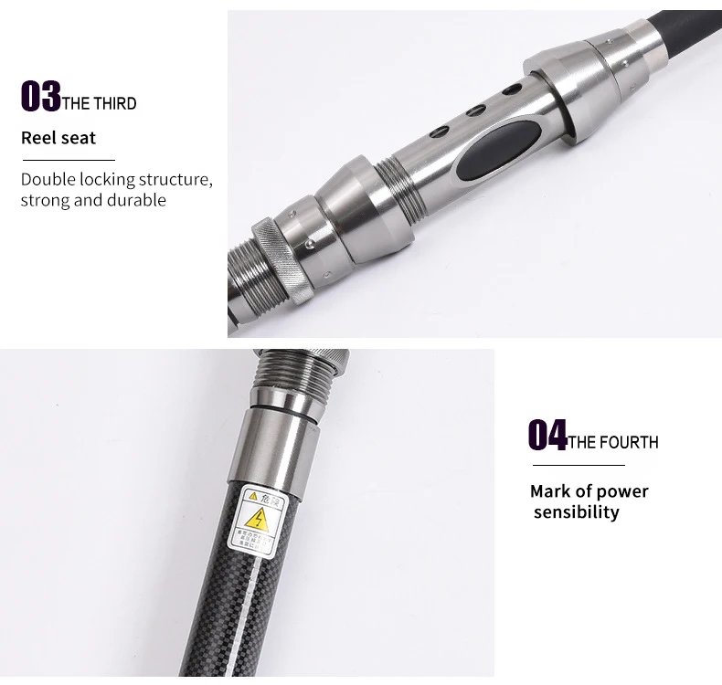 Amazon Hot Sale 1.5/1.8/2.1/2.4m Mini Sea Fishing Rod Portable Fly Carbon Fishing Rod