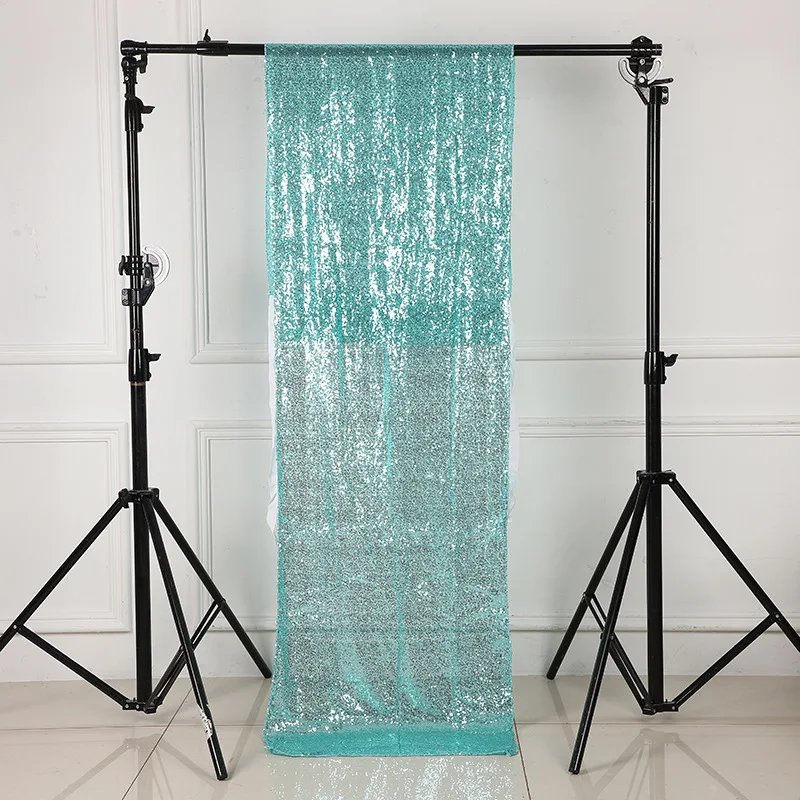 Wholesale Sequin Polyester Shiny Wedding Backdrop Drapes String Curtain