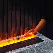 800-2000mm 3D Vapor Steam Decorative Insert Neon Flame Electric Fireplace Heater Remote Control Designer Style Chimeneas Hotels