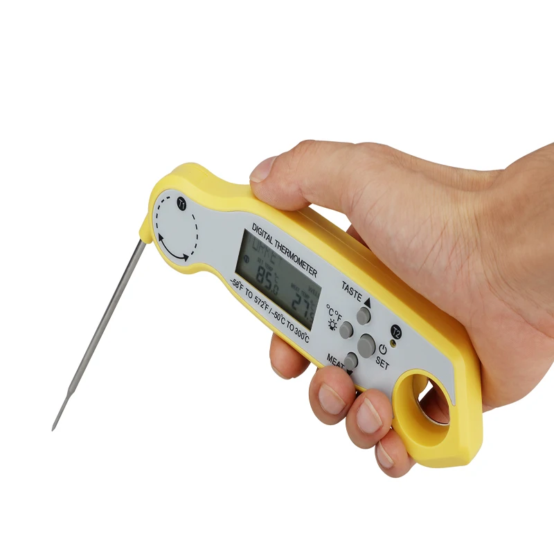 
Waterproof Kitchen Digital BBQ Wireless Instant Read Digital Meat Stainless Household Cooking Food Thermometer 