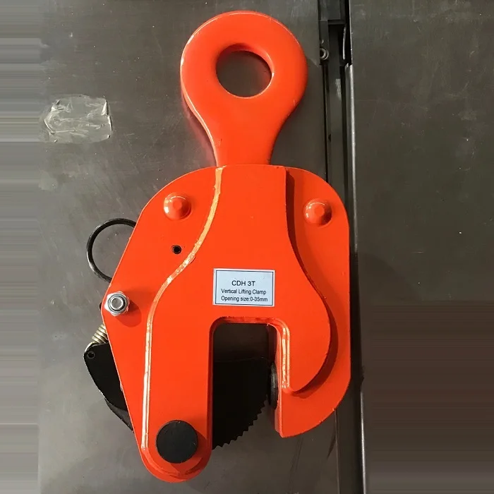 Custom 3 ton 5t 10t 30t plate lifting clamps string impact resistance vertical pipe lifting clamp