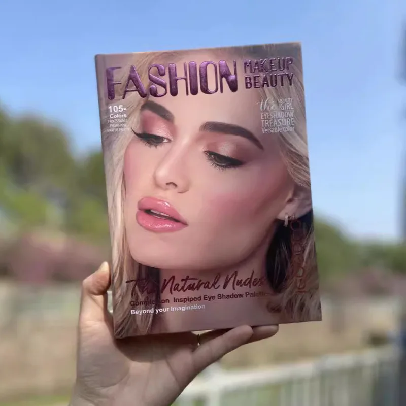 Wholesale 76 color  igoodco eyeshadaw palette  3 in 1  book pallet with brush and highlighter  por mayor de sombras de ojos