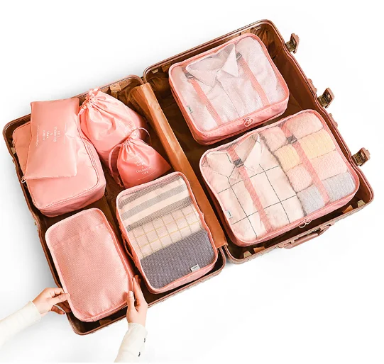 8 шт./набор, дорожные пакеты для хранения одежды