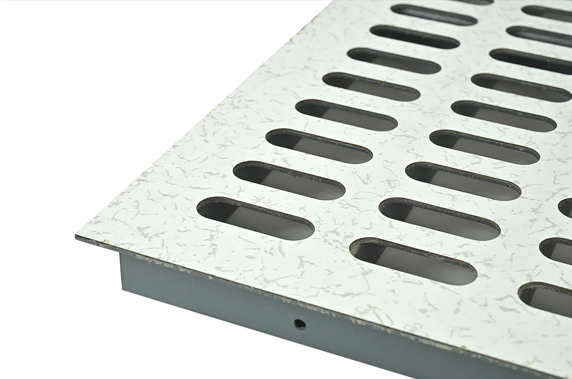Aluminum alloy anti-static ventilated floor made of SPCC hard steel sheet