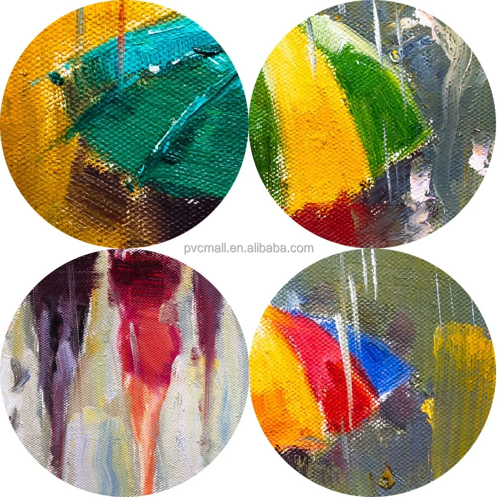 Custom made hand painted painting decorative oil colour art paintings  chinese painting flowers for house decoration